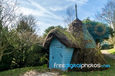 View Of  A The Ice House On The Scotney Castle Estate Stock Photo