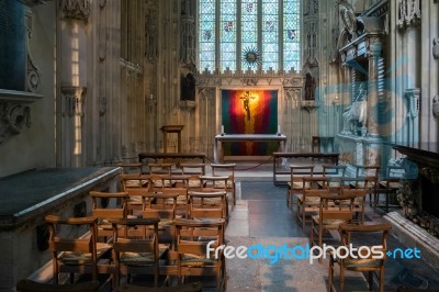 View Of An Altar In Canterbury Cathedral Stock Photo