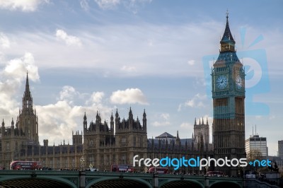 View Of Big Ben And The Houses Of Parliament Stock Photo