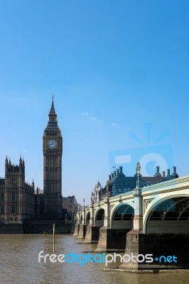 View Of Big Ben And The Houses Of Parliament Stock Photo