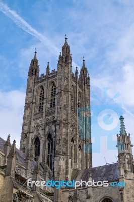 View Of Canterbury Cathedral Stock Photo