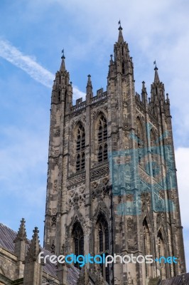 View Of Canterbury Cathedral Stock Photo