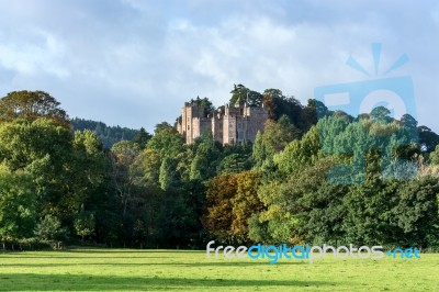 View Of Dunster Castle In Somerset Stock Photo