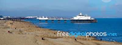 View Of Eastbourne Pier Stock Photo