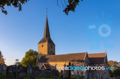 View Of Hartfield Church Stock Photo