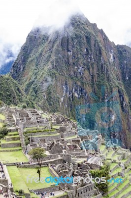 View Of Machu Picchu Stock Photo