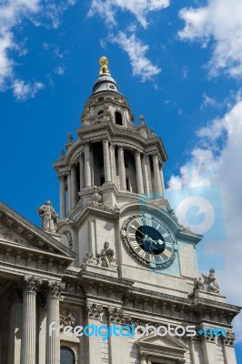 View Of St Paul's Cathedral Stock Photo