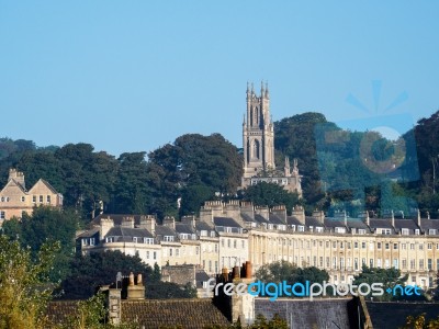View Of St Stephen's Church In Bath Stock Photo