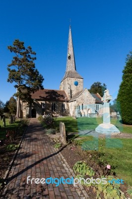 View Of The Church In Horsted Keynes Sussex Stock Photo