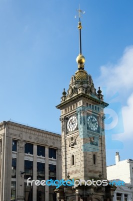 View Of The Clocktower In Brighton Stock Photo