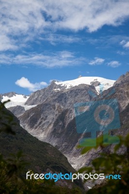 View Of The Franz Joseph Glacier Stock Photo