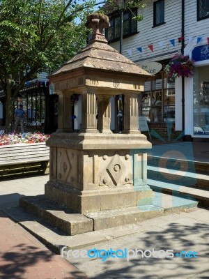 View Of The High Street In East Grinstead Stock Photo