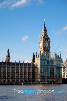 View Of The Houses Of Parliament And Big Ben Stock Photo