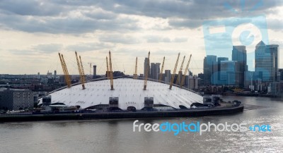 View Of The O2 Building Stock Photo