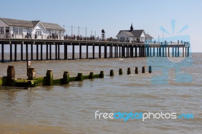 View Of The Pier At Southwold Stock Photo