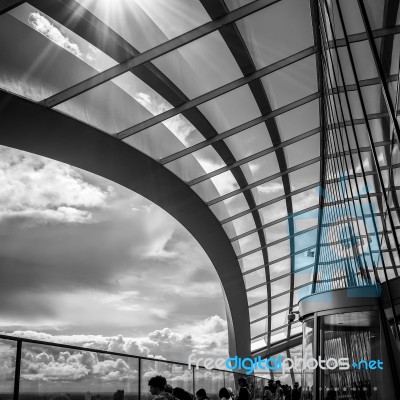 View Of The Sky Garden In London Stock Photo