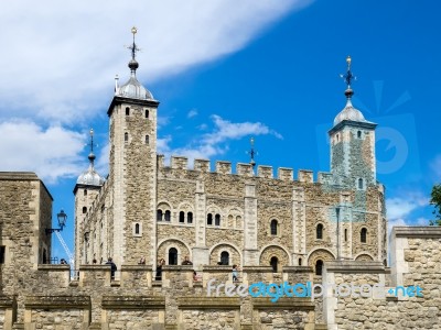 View Of The Tower Of London Stock Photo