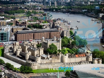 View Of The Tower Of London Stock Photo
