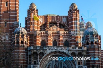 View Of Westminster Cathedral Stock Photo