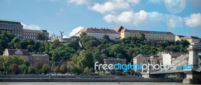 View Towards The Castle Area Of Budapest Stock Photo