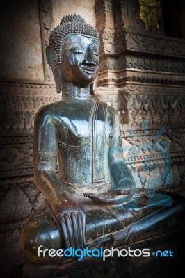 Vintage Buddha Image Stock Photo