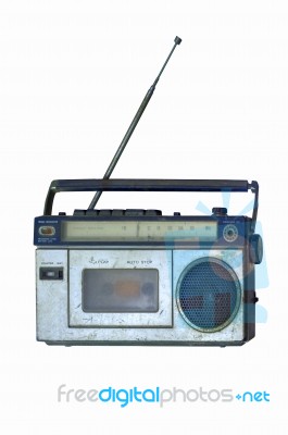 Vintage Radio ,retro Technology Stock Photo