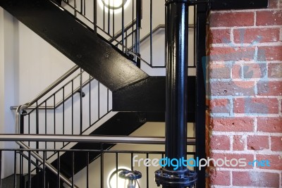 Vintage Staircase Stock Photo