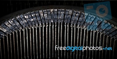 Vintage Typewriter Stock Photo