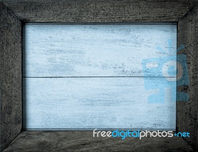 Vintage Wooden Frame Stock Photo