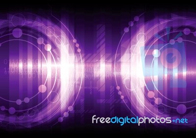 Violet Abstract Background Design Stock Image