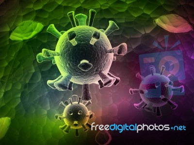 Virus Stock Image