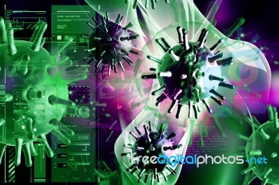 Virus Stock Image