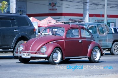 Volkswagen Beetle Car Stock Photo