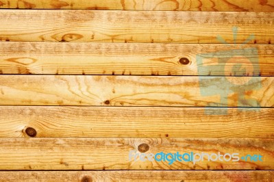 Wall Of Wooden Planks As Background Stock Photo