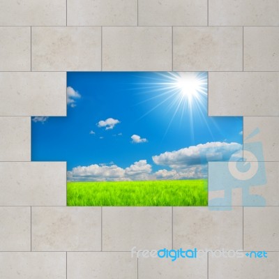 Wall+sky Stock Image Wall+sky Stock Image