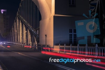 Walter Taylor Bridge In Brisbane Stock Photo