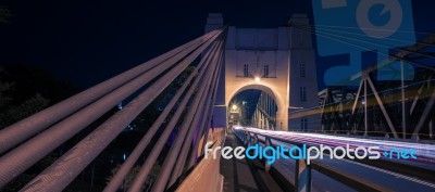 Walter Taylor Bridge In Brisbane Stock Photo