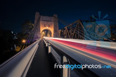 Walter Taylor Bridge In Brisbane Stock Photo