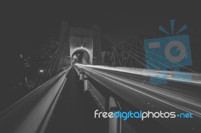 Walter Taylor Bridge In Brisbane Stock Photo