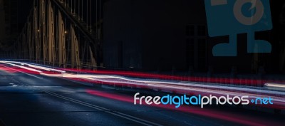Walter Taylor Bridge In Brisbane Stock Photo