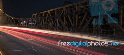 Walter Taylor Bridge In Brisbane Stock Photo