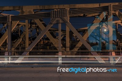 Walter Taylor Bridge In Brisbane Stock Photo