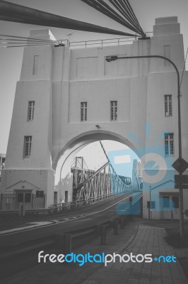 Walter Taylor Bridge In Brisbane Stock Photo