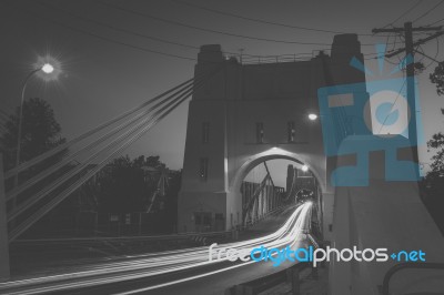 Walter Taylor Bridge In Brisbane Stock Photo