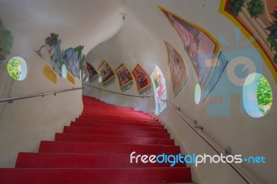 Wat Ban Tham Temple,thailand Stock Photo