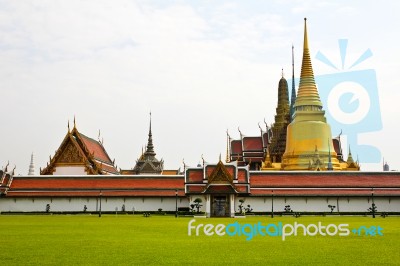 Wat Phra Kaew, Temple Of The Emerald Buddha, Bangkok, Thailand Stock Photo