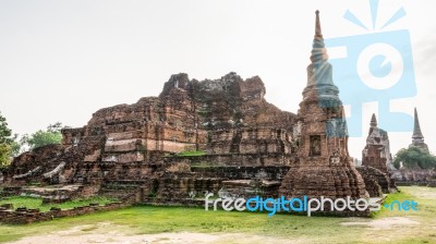 Wat Phra Mahathat Temple Stock Photo