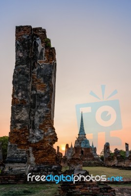 Wat Phra Si Sanphet, Thailand Stock Photo