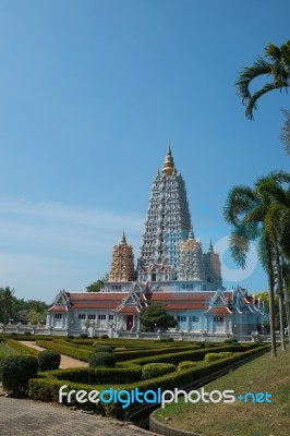Wat Yan Sang Wararam Woramahawihan Temple, Pattaya, Chonburi Province, Thailand Stock Photo