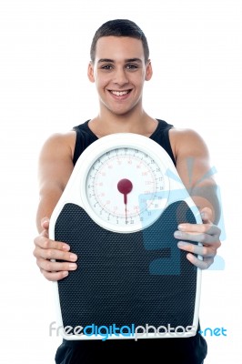 Watch Your Weight Stock Photo
